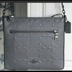 NWT Coach crossbody strap debossed embossed bag